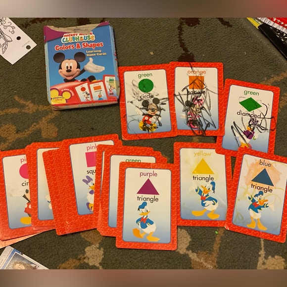Disney | Toys | Mickey Mouse Clubhouse Flash Cards Learning Workbook ...